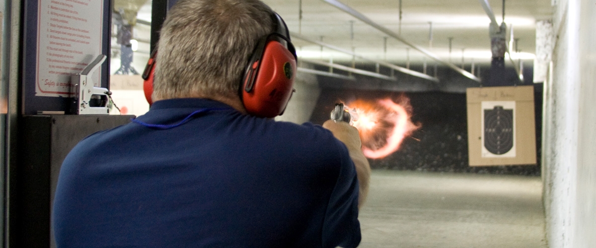 MA Indoor Shooting Range Pistol Rifle American Firearms School
