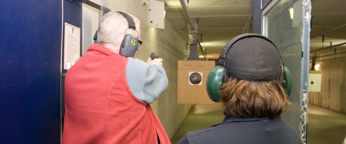 MA Indoor Shooting Range Pistol Rifle American Firearms School